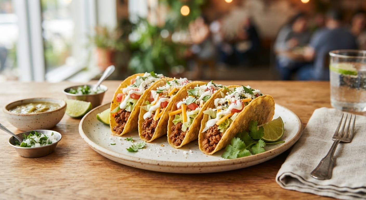 5 Crispy Tacos