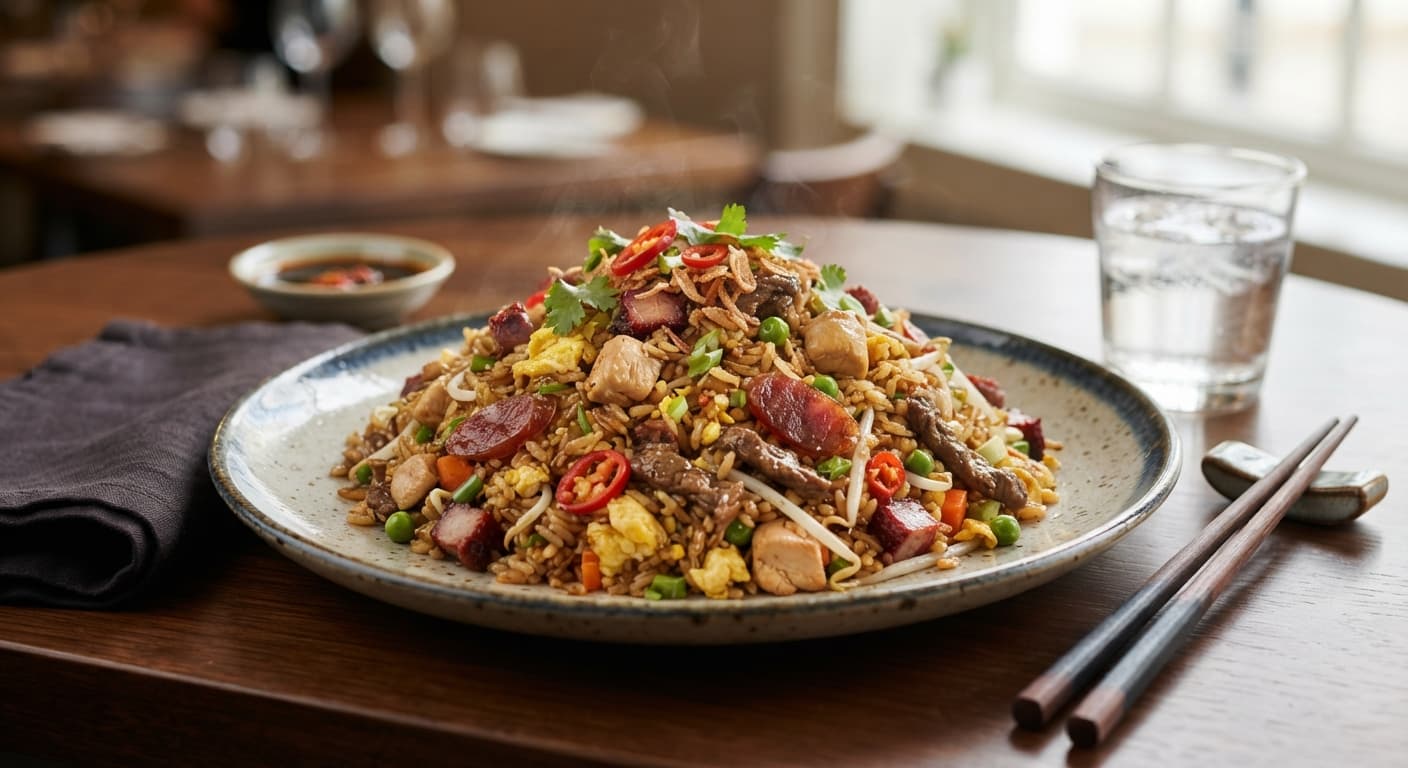 4 Meat Combination Fried Rice