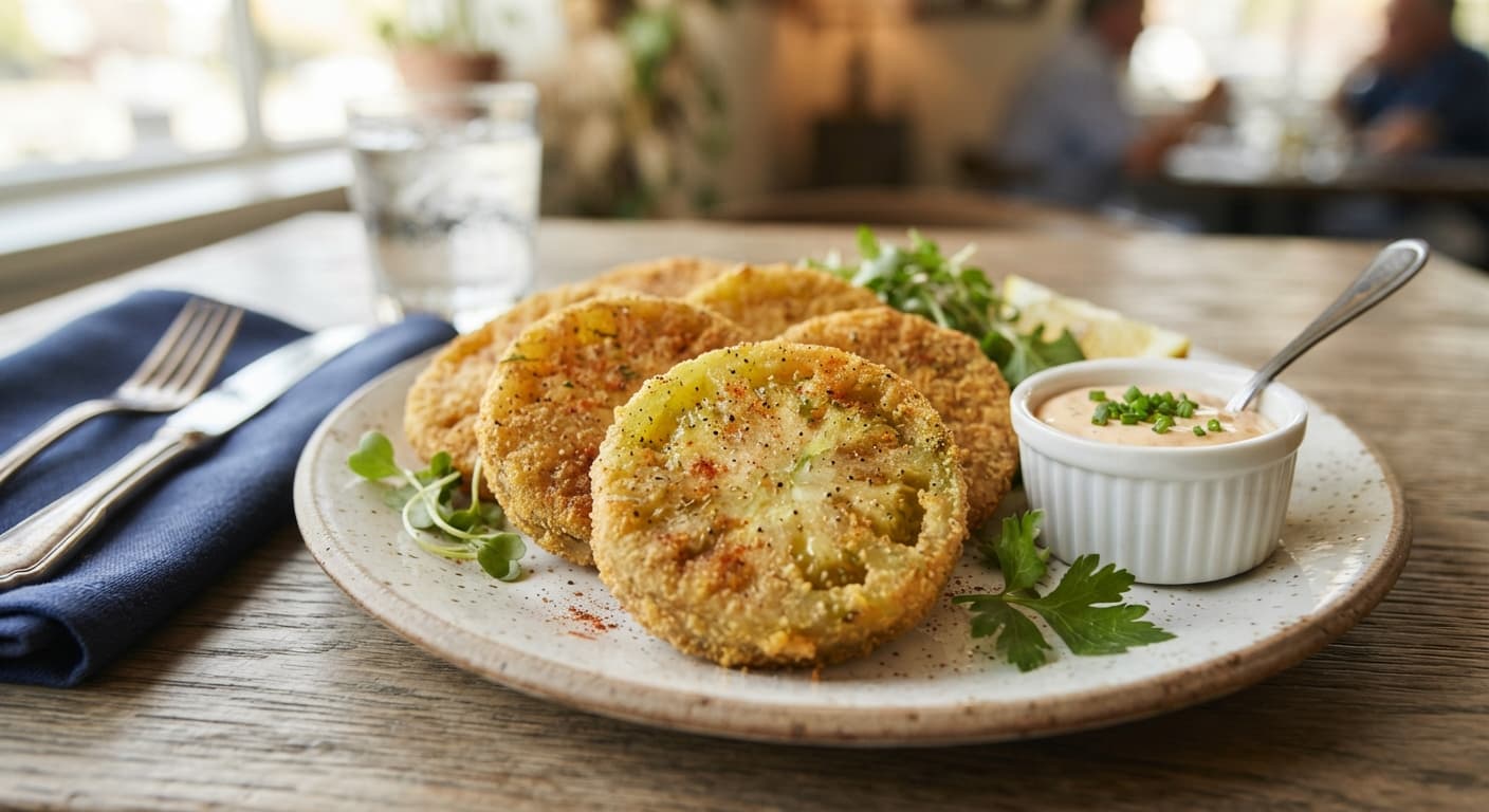 5 Pieces Fried Green Tomatoes