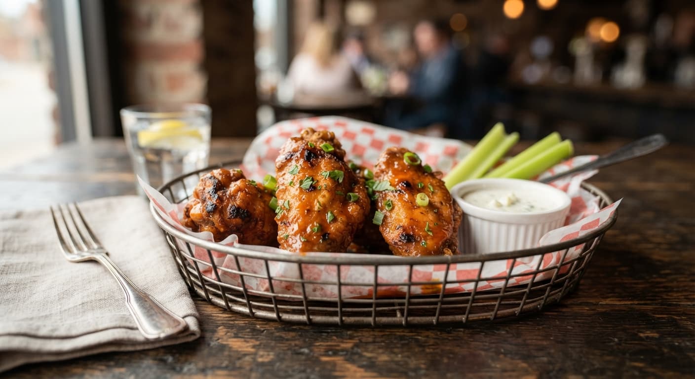 3 Pieces Jumbo Wings Basket