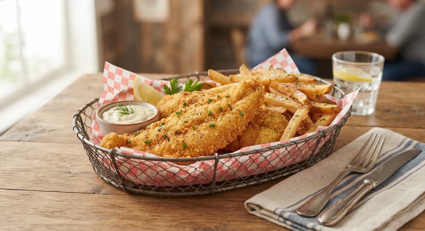 2 Pieces Catfish Basket