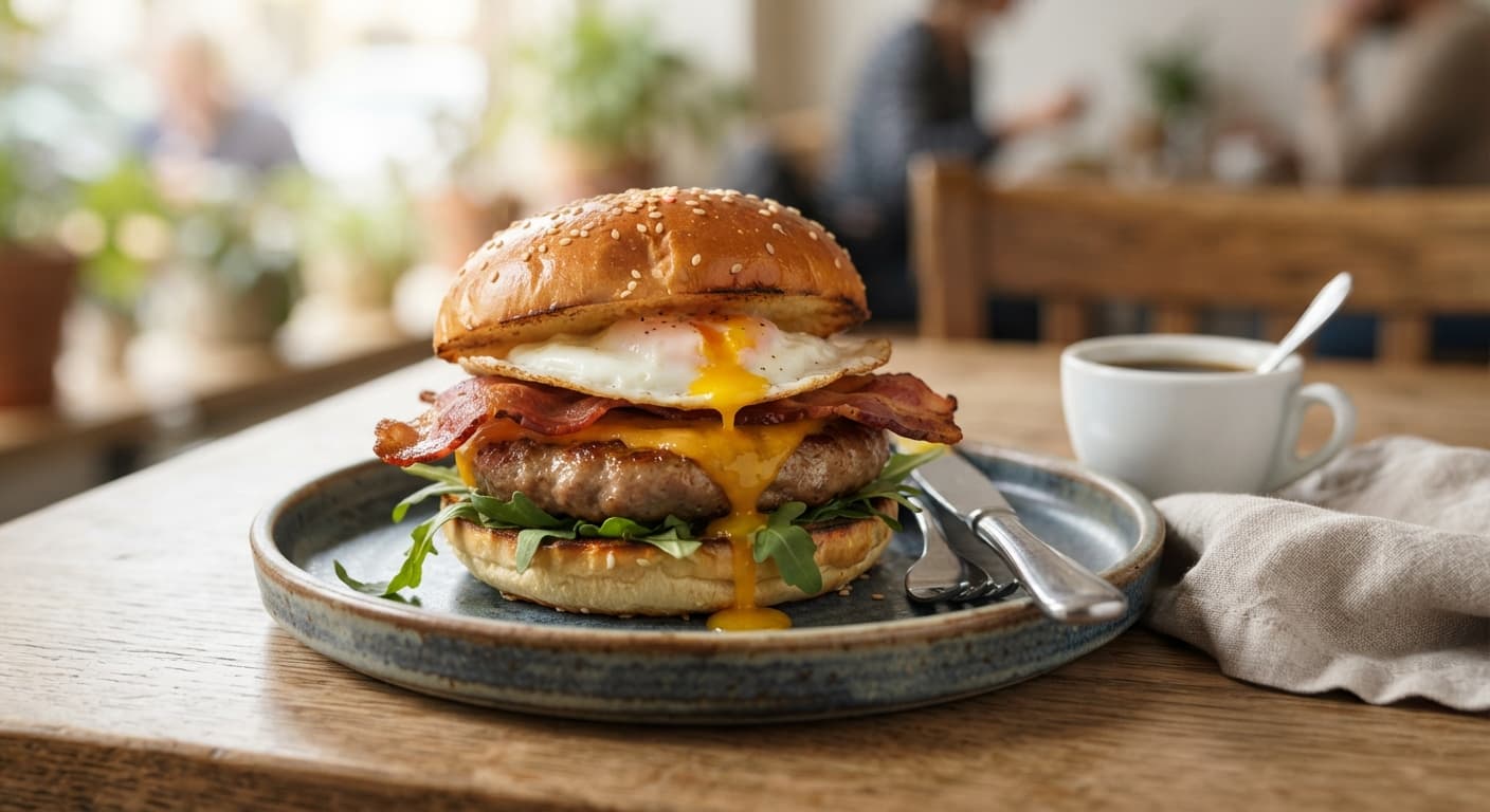 Sausage Bacon Egg Sandwich