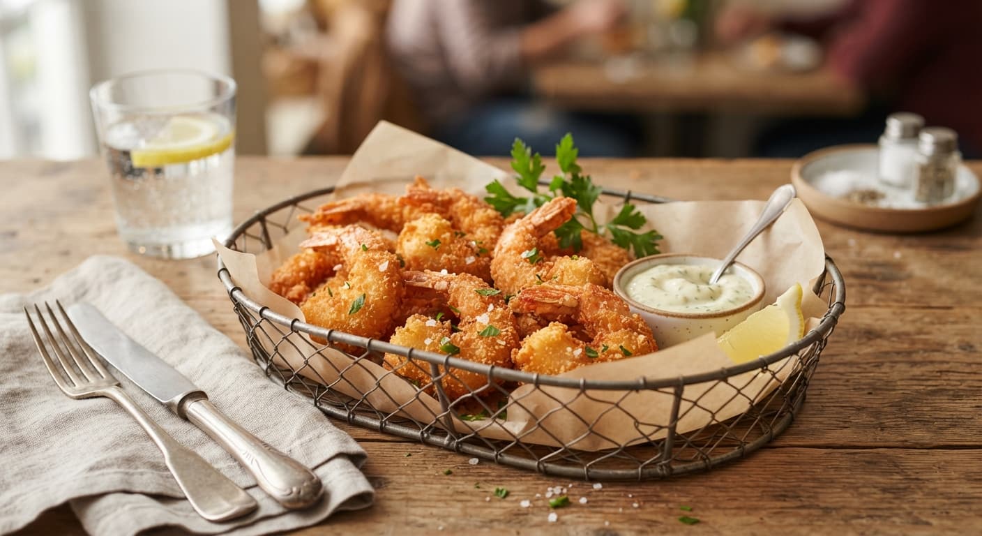 9 Pieces Shrimp Basket